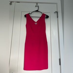 Banana Republic Fuschia Sheath Dress with Back Cutout - size 0